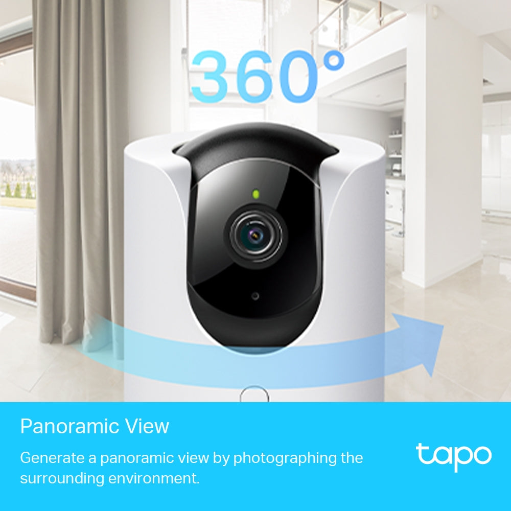 Indoor Pan Tilt Wi-Fi Camera, 2K QHD+HDR, Starlight Sensor, Privacy Shield, Tapo C225 Twin Pack